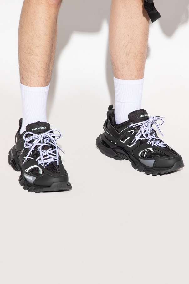 Black Track sneakers Balenciaga SchaferandweinerShops Bermuda Check out a detailed look at the sneakers below